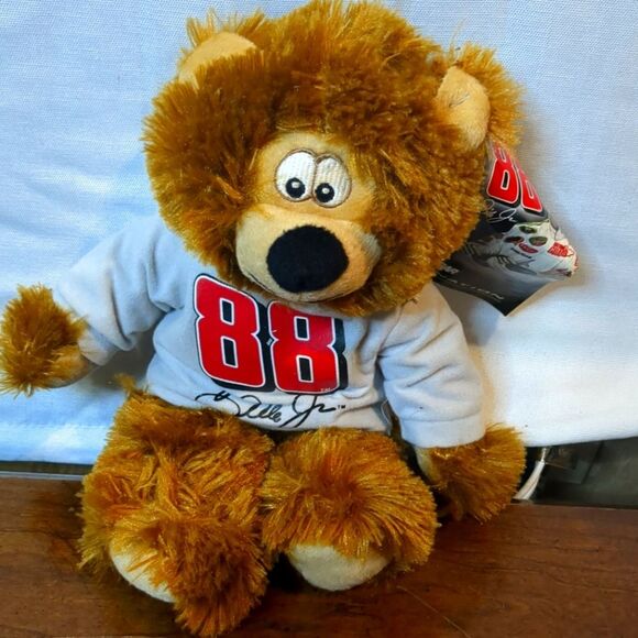 Nascar Teddy Plush with hoodie #88 dale jr - Picture 1 of 8
